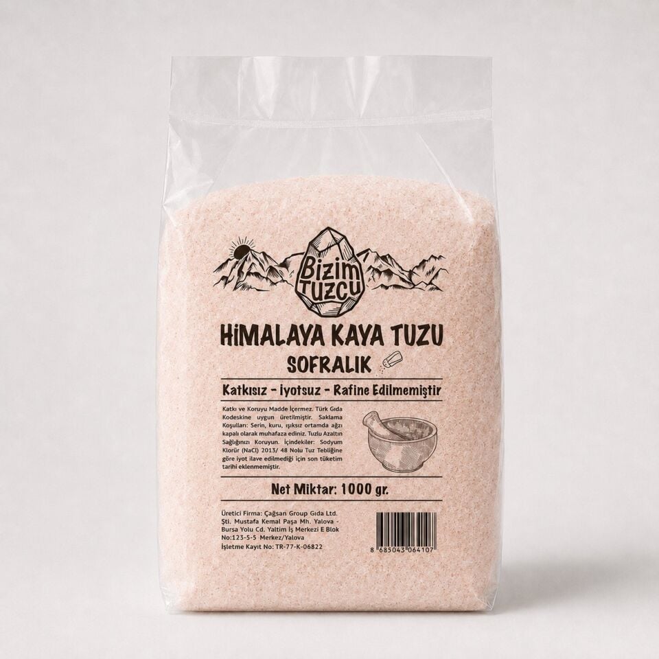 Himalaya Kaya Tuzu Sofralık 1 kg